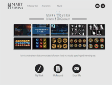 Tablet Screenshot of maryyovina.com